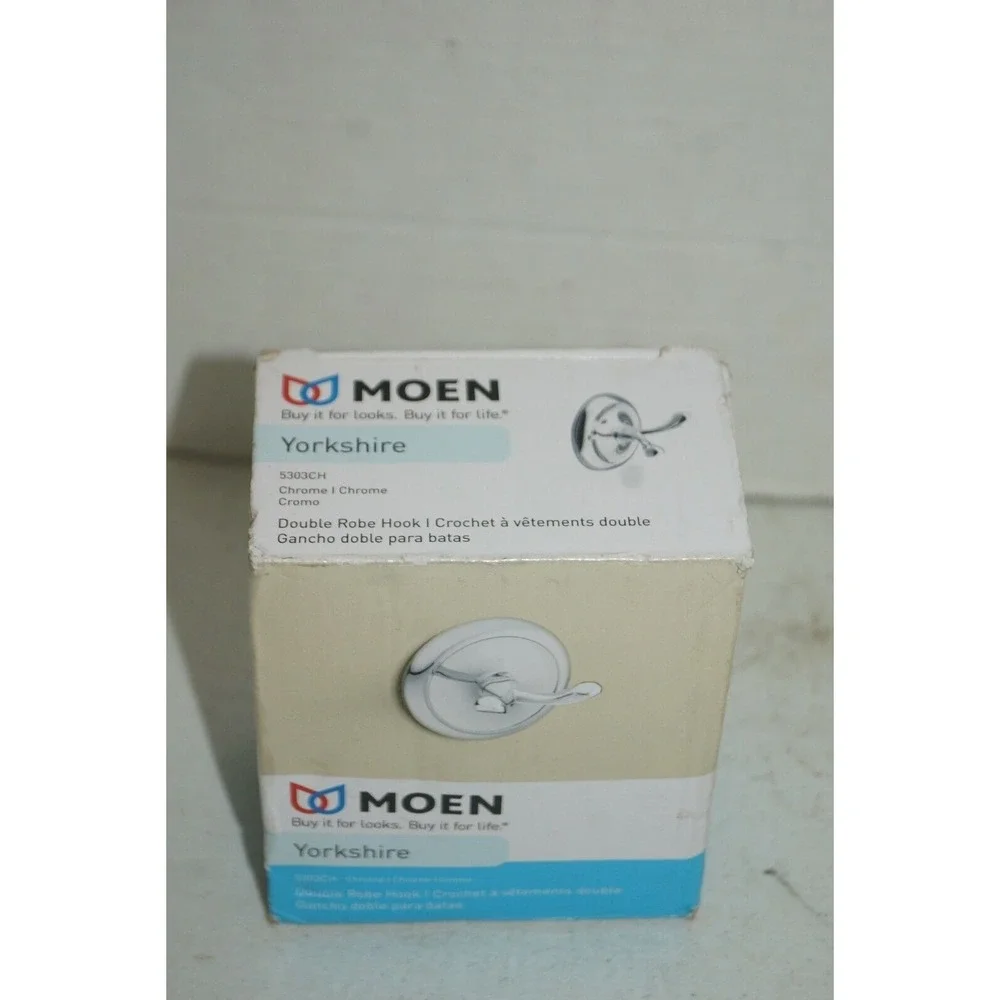 Moen 5303CH Yorkshire Double Robe Hook, Chrome